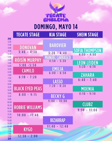 Festival Tecate Emblema 2023: programación, cartelera, horarios y fechas