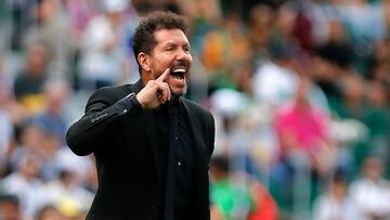 Simeone, en un partido del Atlético esta 22-23.