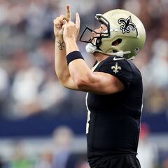 Why did the NFL fine New Orleans Saints quarterback Derek Carr for his touchdown celebration?