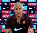 ¿Messi se va? Esto respondió Quique Setién en conferencia