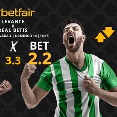 Levante UD vs. Real Betis: horario, dónde ver, pronósticos y clasificación
