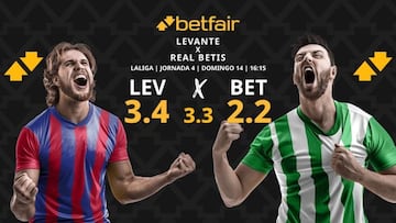 Levante UD vs. Real Betis: horario, dónde ver, pronósticos y clasificación