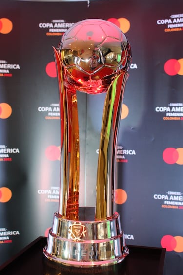El trofeo de la Copa América Femenina ya está en Colombia