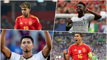 Balon de oro lamine yamal vinicius bellingham rodri rodrigo carvajal españa eurocopa 2024 ea sports fc 25 fifa 25