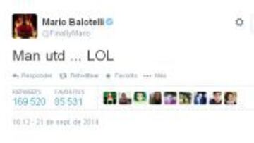 La policía investiga mensajes racistas contra Balotelli