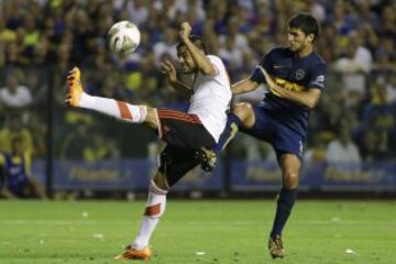 Boca Juniors igualó en la Bombonera ante River Plate 0-0 en la semifinal de ida de la Copa Sudamericana. 