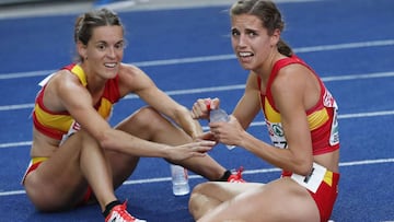 Marta P¨¦rez y Esther Guerrero cedieron ante 'el tren' de Muir