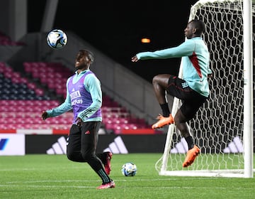 Así fue el entrenamiento de la Selección Colombia antes de medirse a Japón.