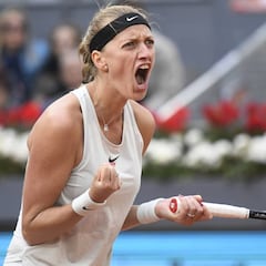 Triplete histórico de Kvitova en Madrid y cuatro títulos en 2018