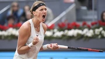 Triplete histórico de Kvitova en Madrid y cuatro títulos en 2018