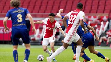 Idrissi, en una de sus escasas apariciones con el Ajax.