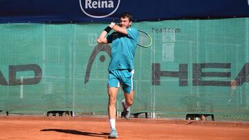 Pedro Martínez, en el Challenger de Villena.