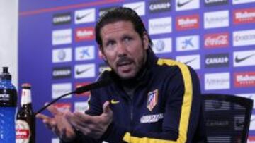 Diego Pablo Simeone, entrenador del Atlético de Madrid.