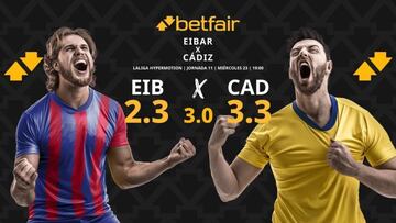 SD Eibar vs. Cádiz CF: horario, dónde ver, pronósticos y clasificación
