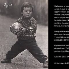 La emotiva carta con la que se despide Aduriz del fútbol