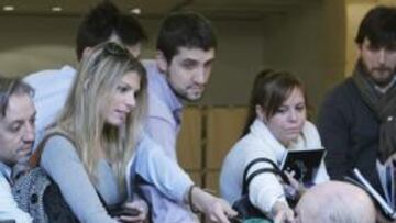 <b>CATEGÓRICO. </b>Alfredo Di Stéfano responde a las preguntas de los periodistas durante la presentación del Consejo de Sabios de la AFE.