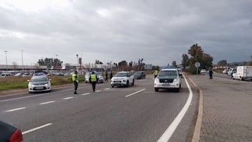 Uno de los controles de cierre perimetral establecidos en Córdoba por la Guardia Civil, en una imagen de archivo.
SUBDELEGACIÃN DEL GOBIERNO
18/02/2021