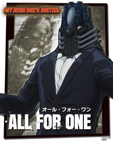 My Hero One's Justice confirma al temible All For One