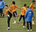 Ancelotti entrena con los titulares con la ausencia de Xabi