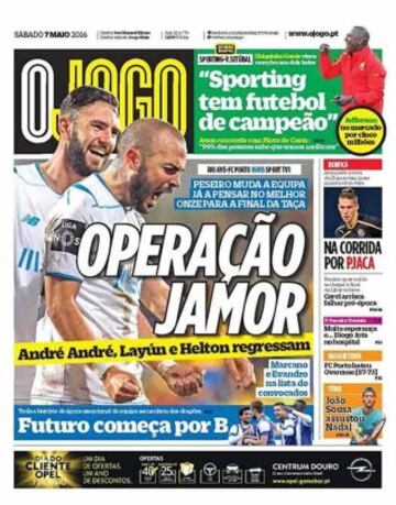 Portadas de la prensa mundial