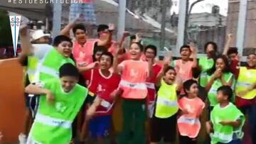 Fundación infantil mostró el festejo del título cruzado