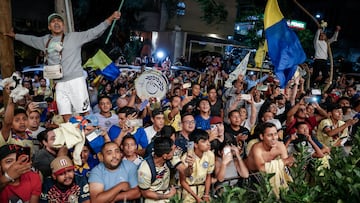 América recibe serenata previo a la ida de Semifinales contra Chivas