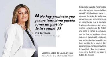 LaLiga supera en un 6% la media nacional de mujeres directivas