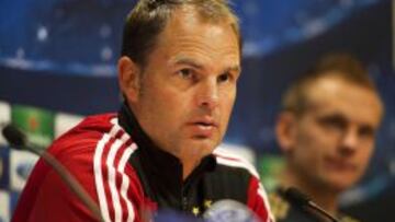 El técnico del Ajax, Frank De Boer.