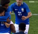 ¡Taison anotó su primer gol y se emocionó en la celebración!