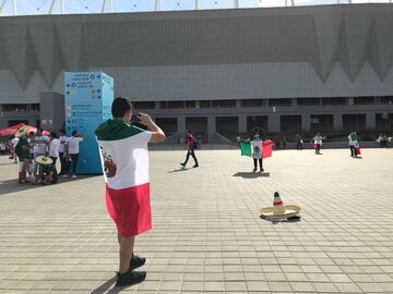 El color previo al México vs Corea del Sur