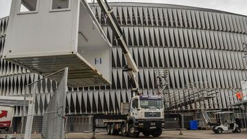Desmontan la logística para la Eurocopa en San Mamés