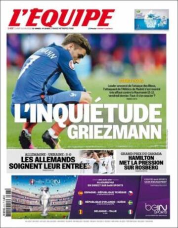 Portadas de la prensa mundial