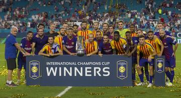 Barcelona win the 2017 International Champions Cup.