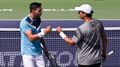 Marcel Granollers y Horacio Zeballos, en Indian Wells.