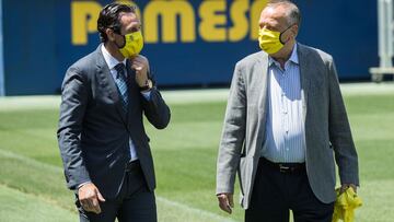 27/07/20 PRESENTACION DE UNAI EMERY COMO NUEVO ENTRENADOR DEL VILLARREAL  FERNANDO ROIG 