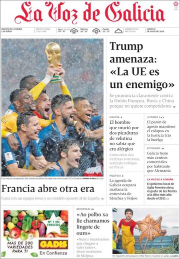 "Una felicidad eterna", los diarios se rinden ante el campeón del mundo