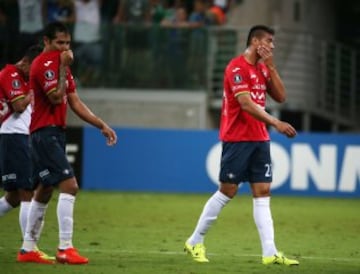 Gran partido de Yerry Mina en la Copa Libertadores 