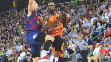 Jordan Lloyd fue la pesadilla del Barça en el encuentro de liga Endesa en el Palau (30 puntos).