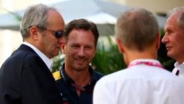 Jerome Stoll, vicepresidente ejecutivo del grupo Renault y jefe de Renault Sport, a la izquierda.