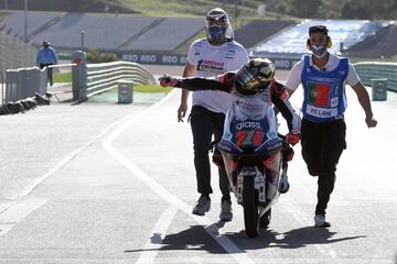 Así celebró Albert Arenas su campeonato del mundo en Portugal