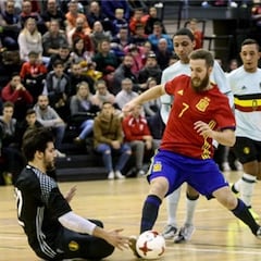 Trabajada victoria en el segundo duelo ante los belgas