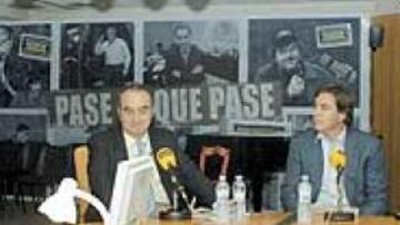 <b>DEBATE POR LA FEDERACIÓN. </b>José Ramón de la Morena habló con los candidatos Retamero, Losada y Gerardo González.