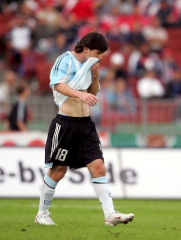 Leo Messi en 2005.
