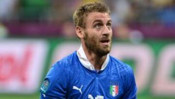 Daniele De Rossi durante el partido ante Inglaterra.