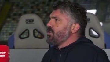 Gattuso encara a un ex futbolista en plena transmisión y sorprende con esto: el registro ya es viral