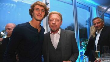 Becker confirma que estará con Zverev en algunos torneos