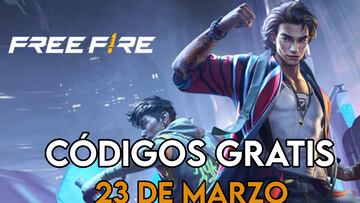 Códigos gratis Free Fire 23 de marzo
