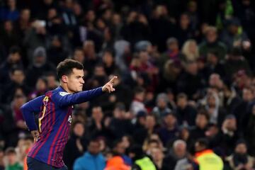 Leaving star? Coutinho with a glimpse of what he can do.