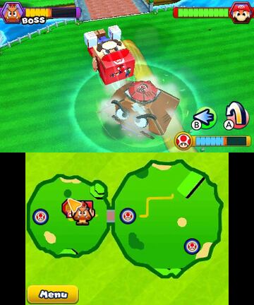 Captura de pantalla - Mario &amp; Luigi: Paper Jam Bros. (3DS)