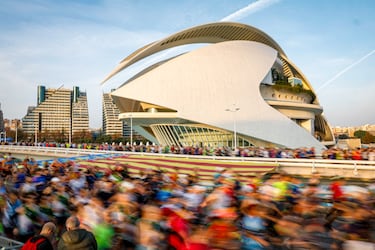 Las mejores imágenes del maratón de Valencia
